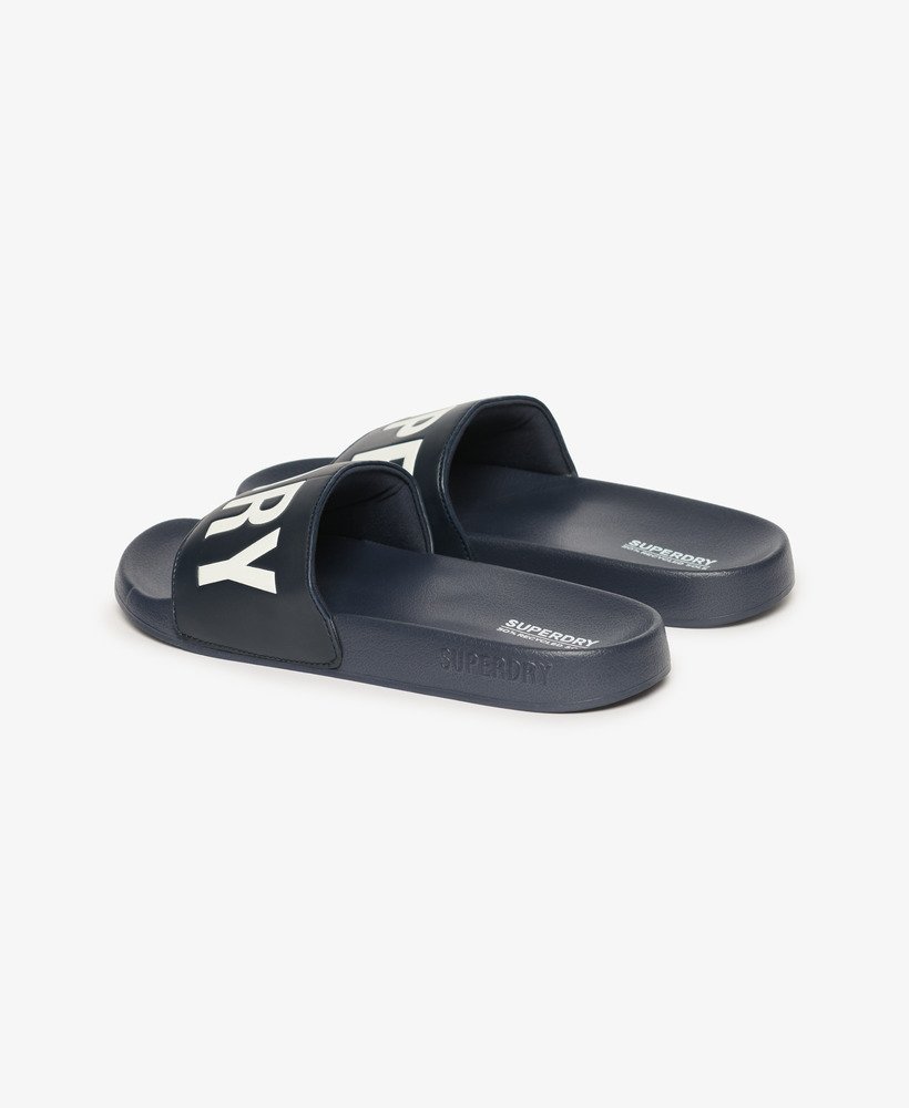 core vegan zwembadslippers in diepblauwoptisch