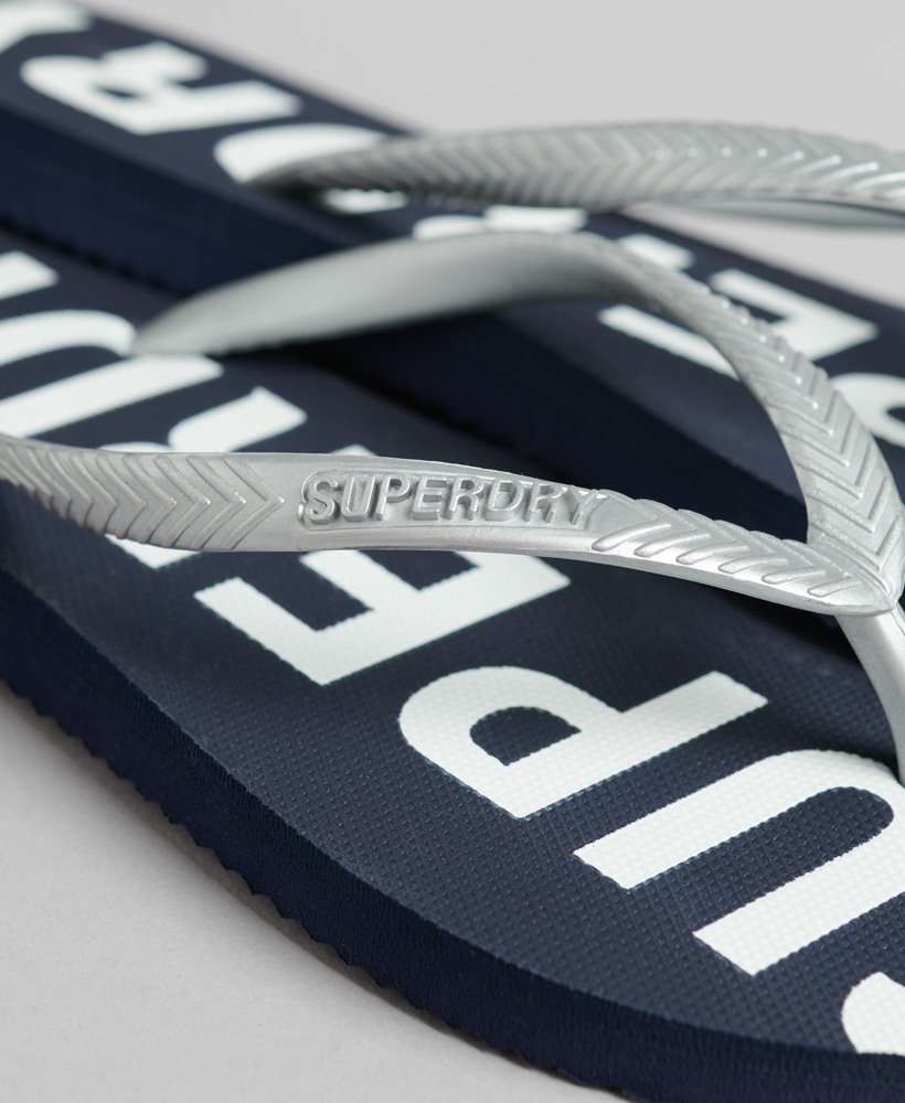 code core sport teenslippers in eclipse navymetallic silver