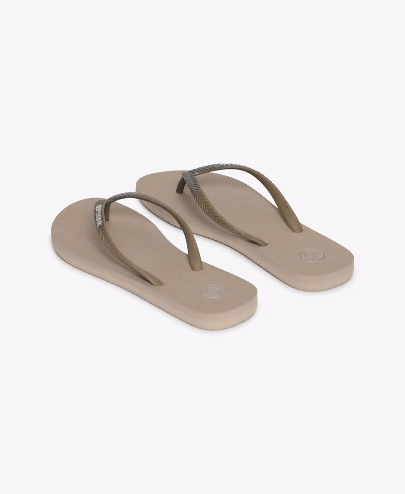 Core Metallic Flip Flops