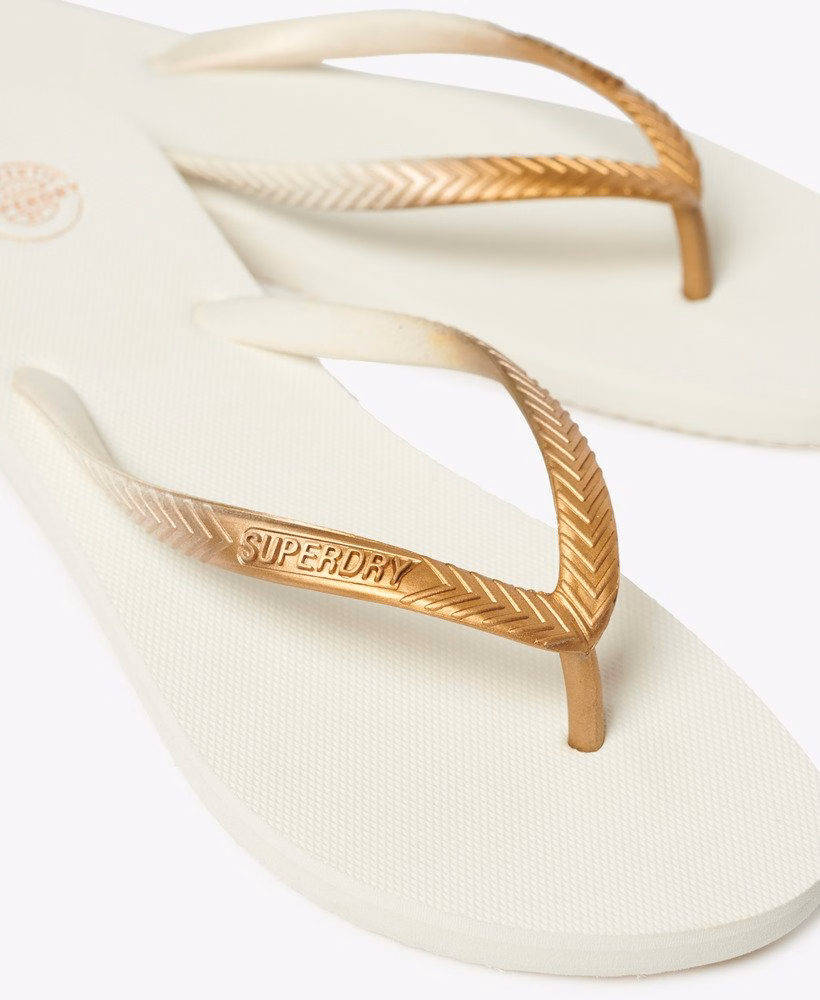 Core Metallic Flip Flops