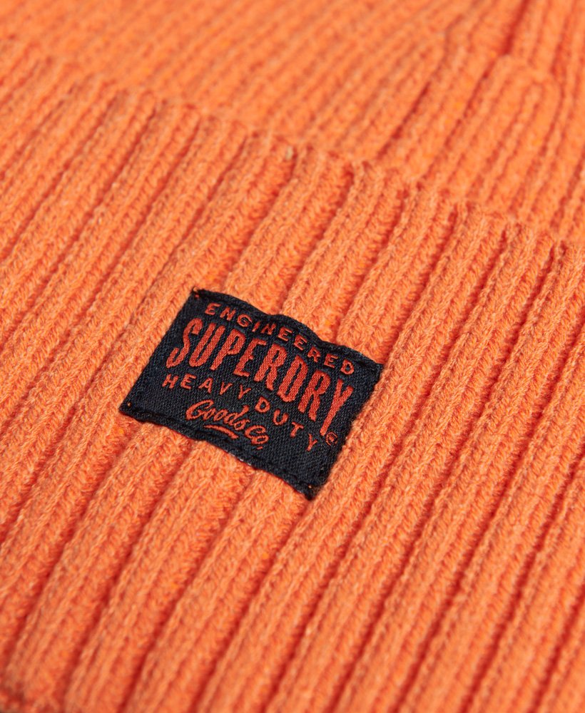 rkwear gebreide muts in jaffa-oranje