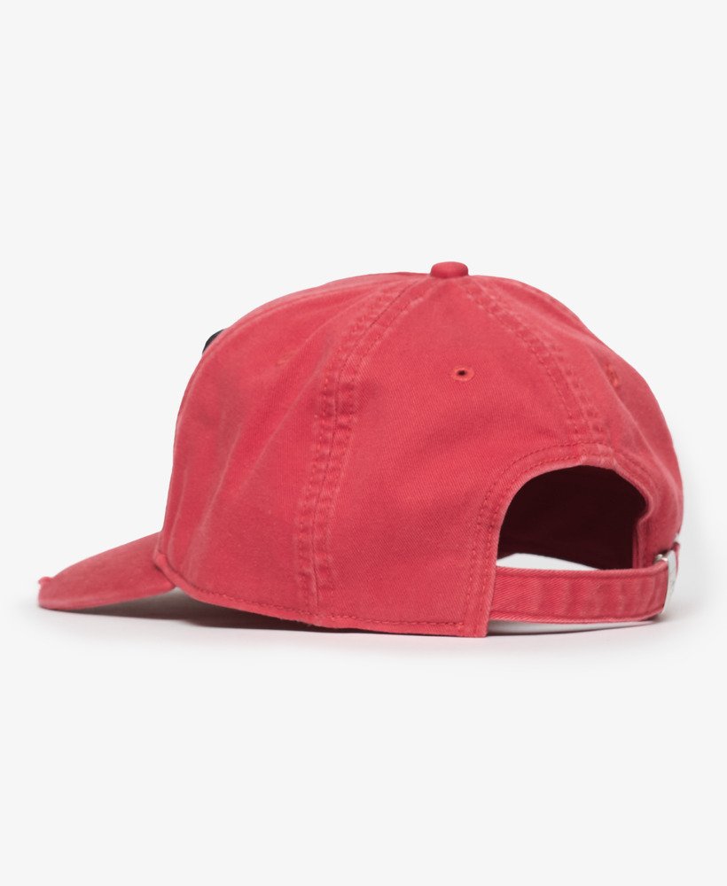 truckerpet met grafische print in rood