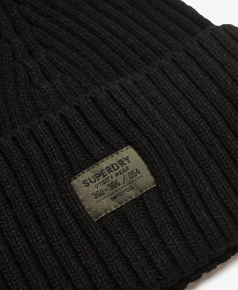 rkwear gebreide muts in zwart