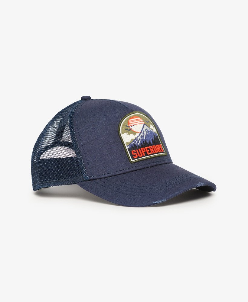 dirt road trucker cap in lauren navy