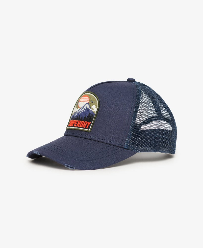 dirt road trucker cap in lauren navy