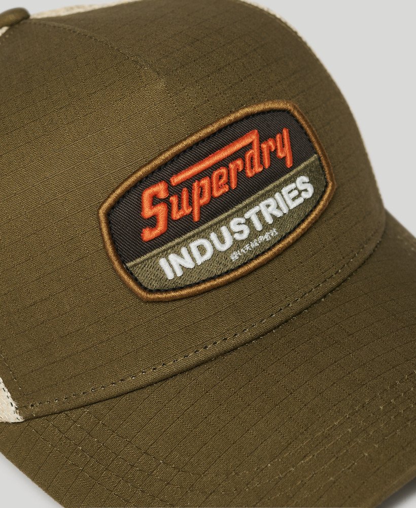 dirt road trucker cap in donker kaki