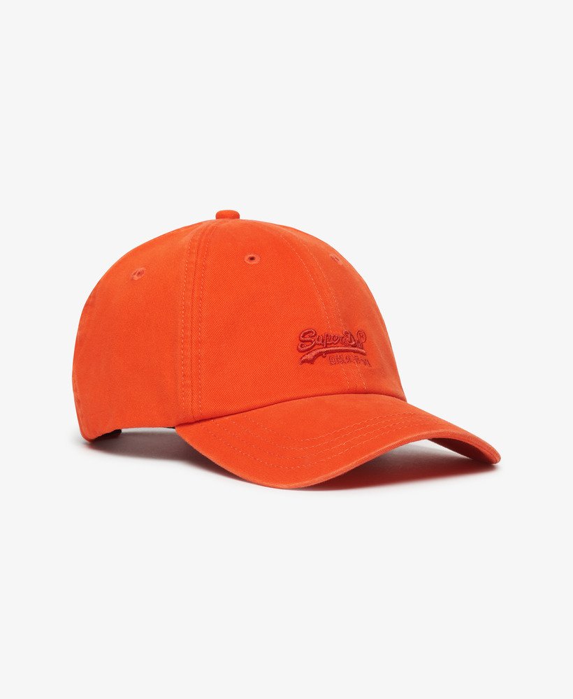 vintage geborduurde pet in oranje