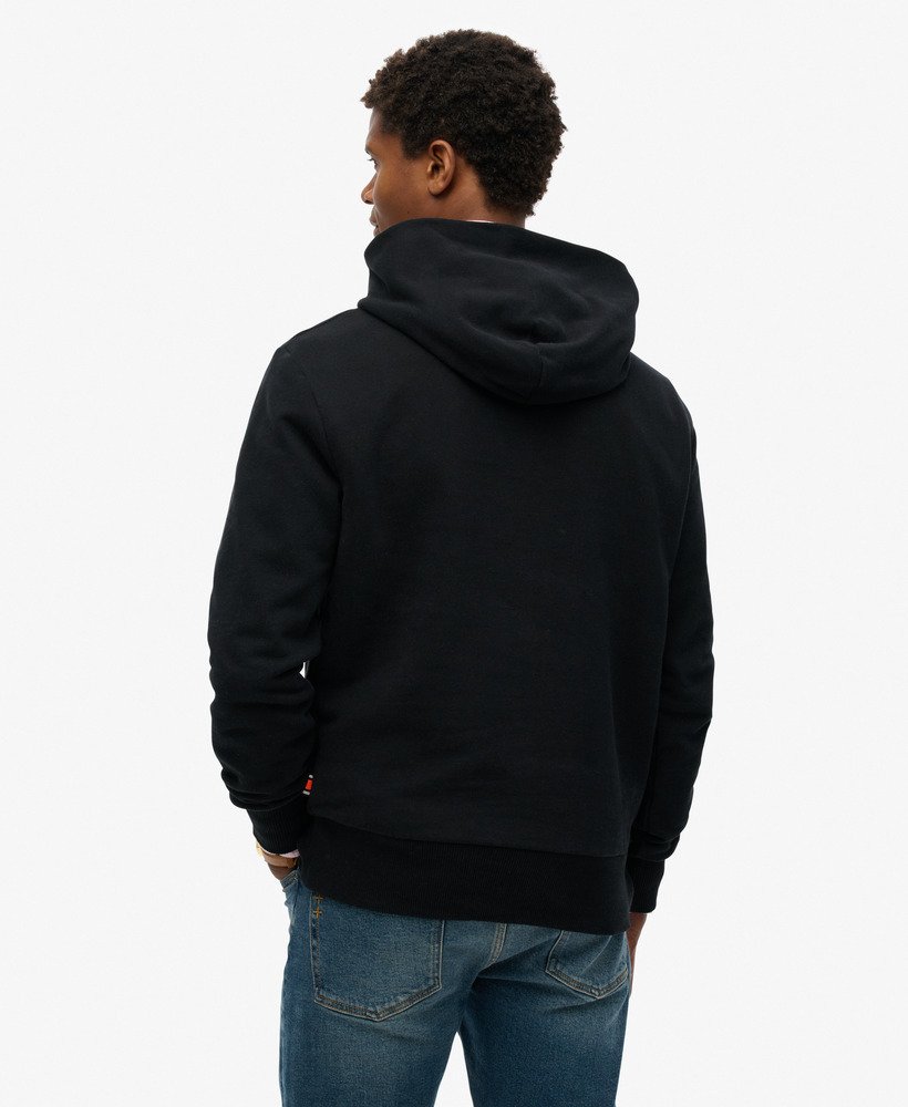core sport hoodie in zwart