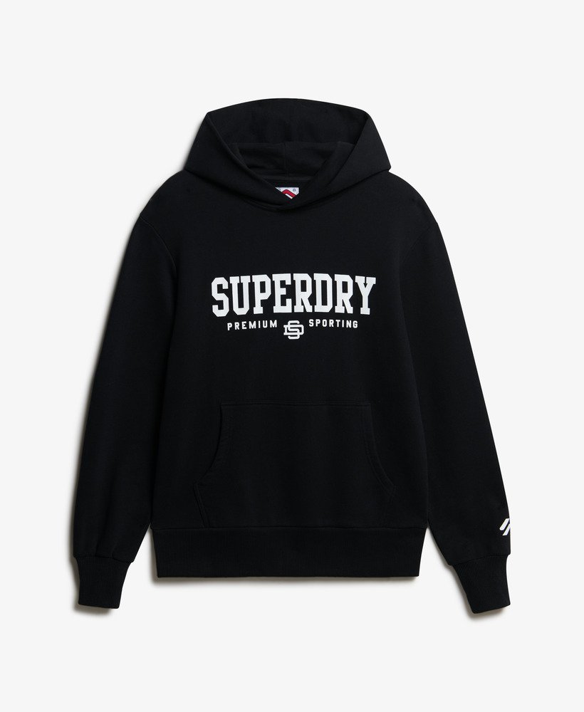 core sport hoodie in zwart