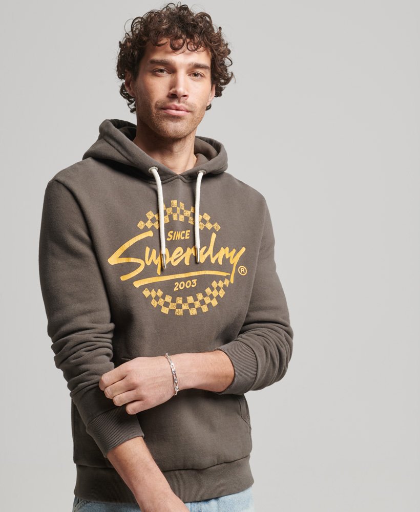 vintage shapers makers hoodie in vintage zwart