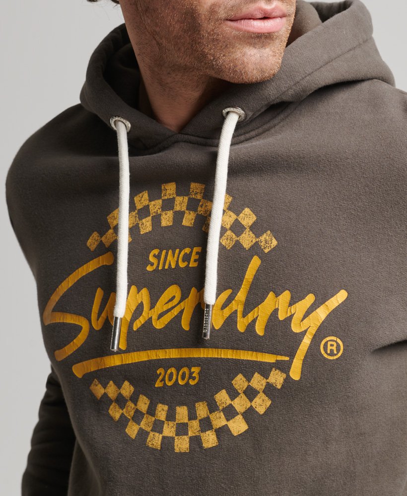 vintage shapers makers hoodie in vintage zwart