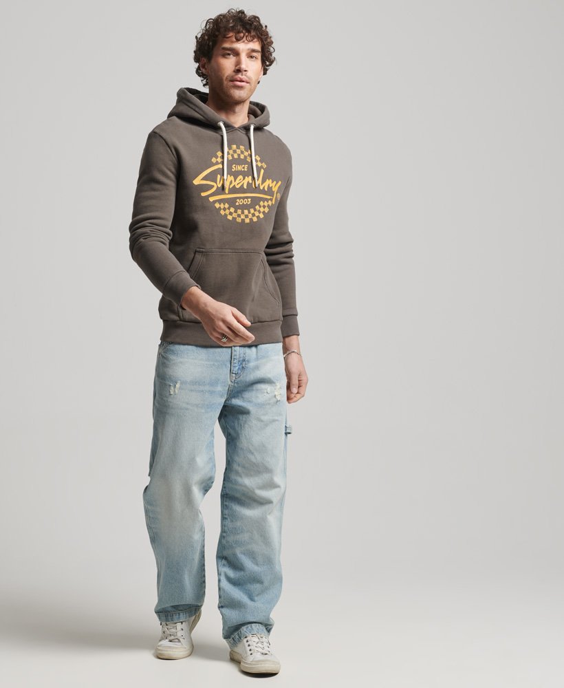 vintage shapers makers hoodie in vintage zwart