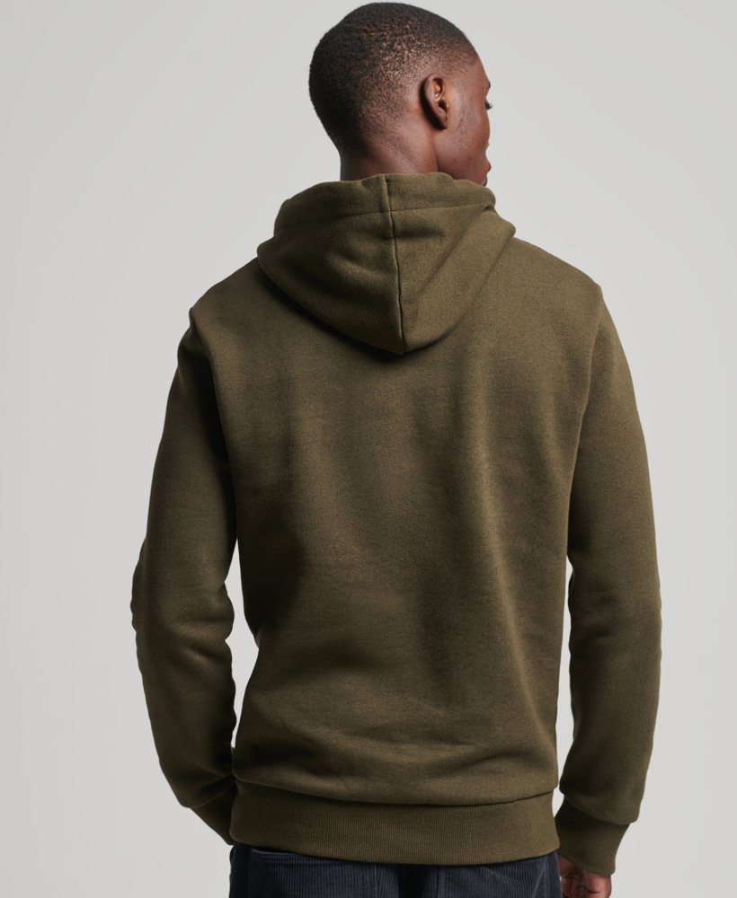 vintage core logo great outdoors hoodie in winter khaki grit