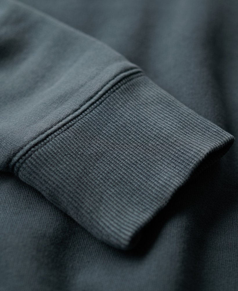 vintage gewassen sweatshirt in eclipse navy