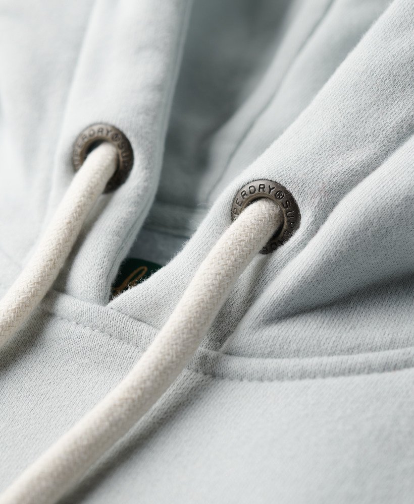 la graphic hoodie in zeezoutblauw