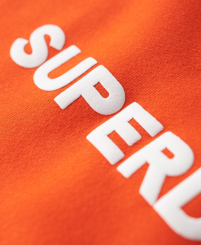 sport loose crew sweatshirt in kersentomaatrood