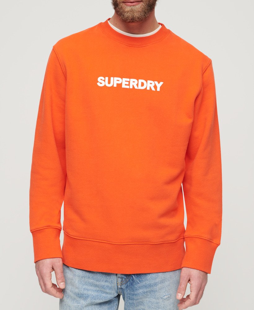 sport loose crew sweatshirt in kersentomaatrood