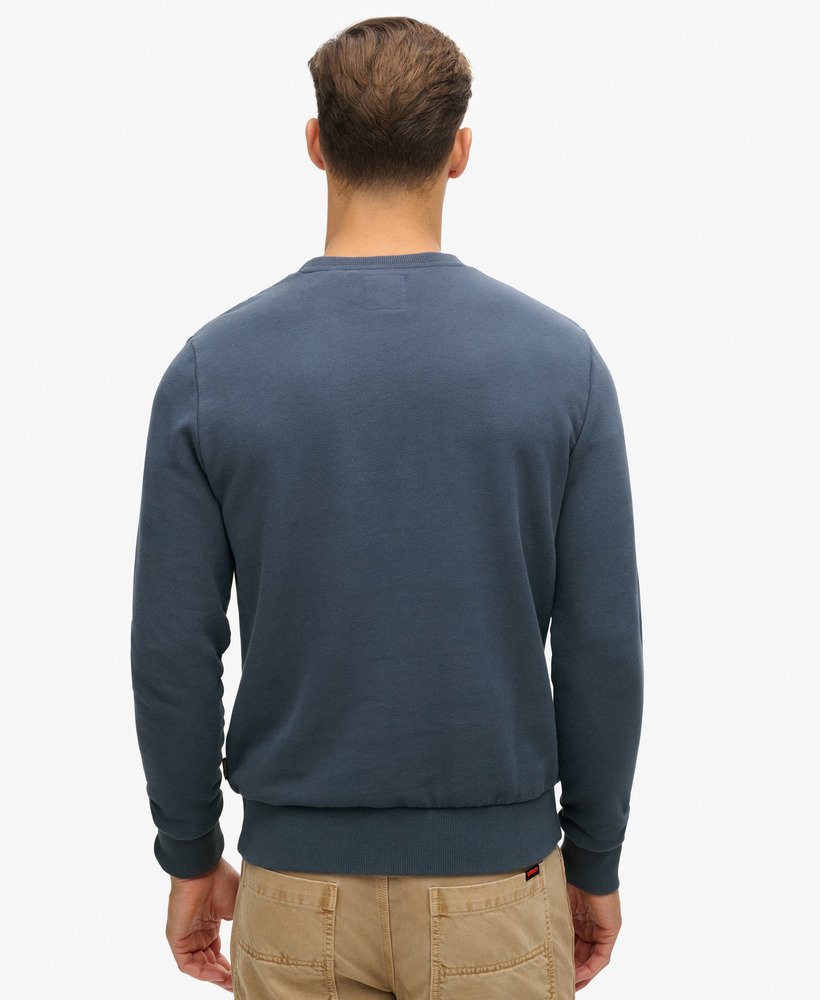 klassieke core logo-sweatshirt in lauren navy