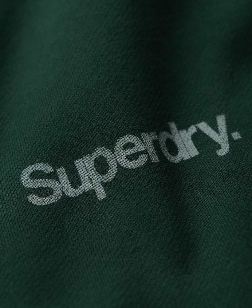 core logo city loose crew sweatshirt in emailgroen