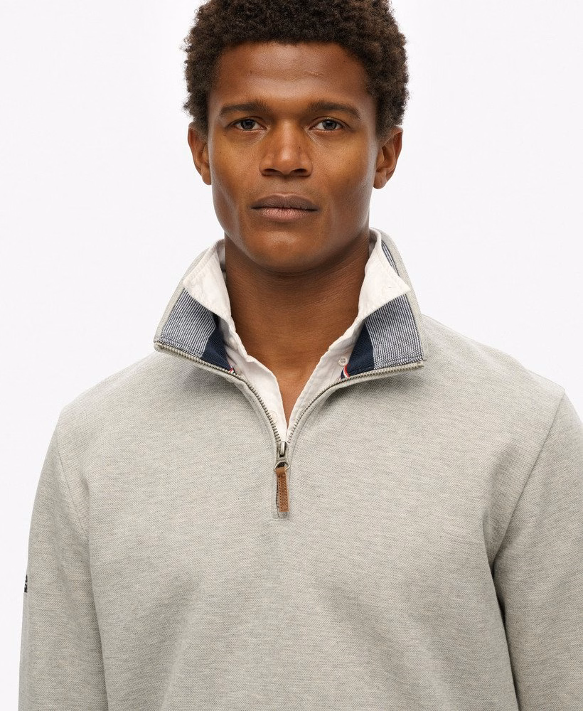 Core Piqué Half Zip Sweatshirt