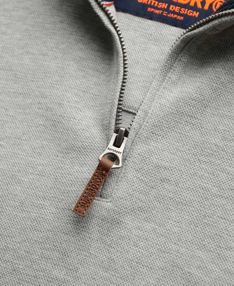 Core Piqué Half Zip Sweatshirt