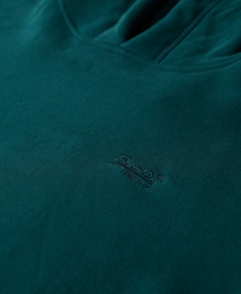 Essential Logo Half Brushed Hoodie