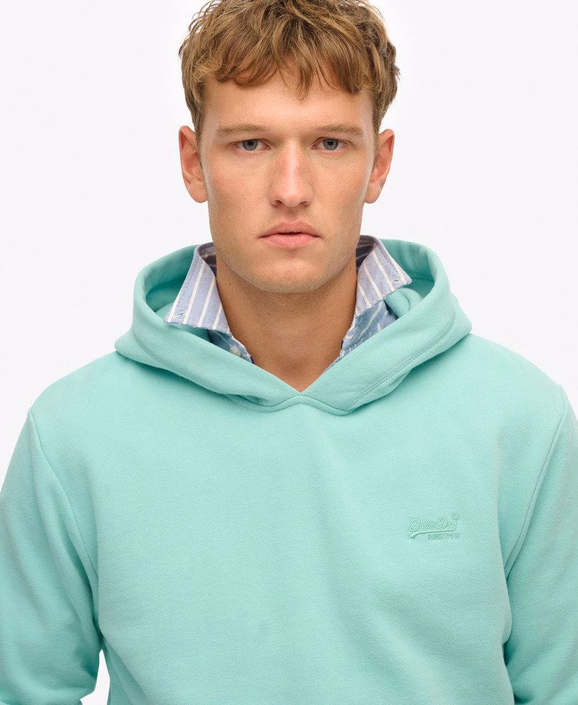 Essential Logo Half Brushed Hoodie