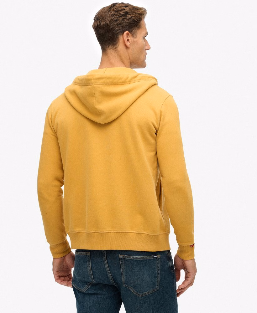 Essential Logo Half Brushed Zip Hoodie