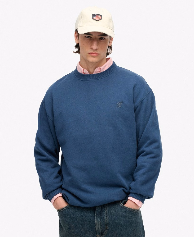 Oversized crew sweater