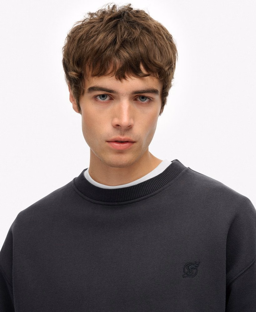 Oversized crew sweater