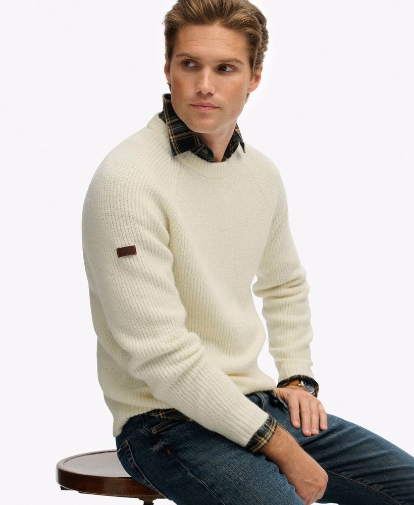 Grof gesneden raglan trui