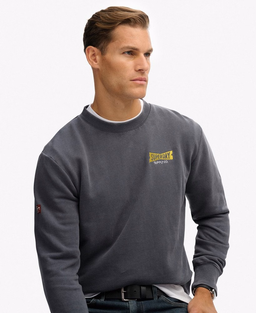 Heritage Tab Loose Crew Sweatshirt