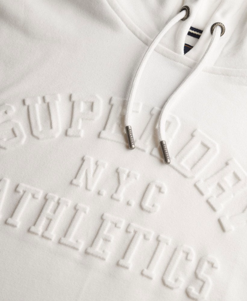 Oversized sportieve hoodie met reliëf