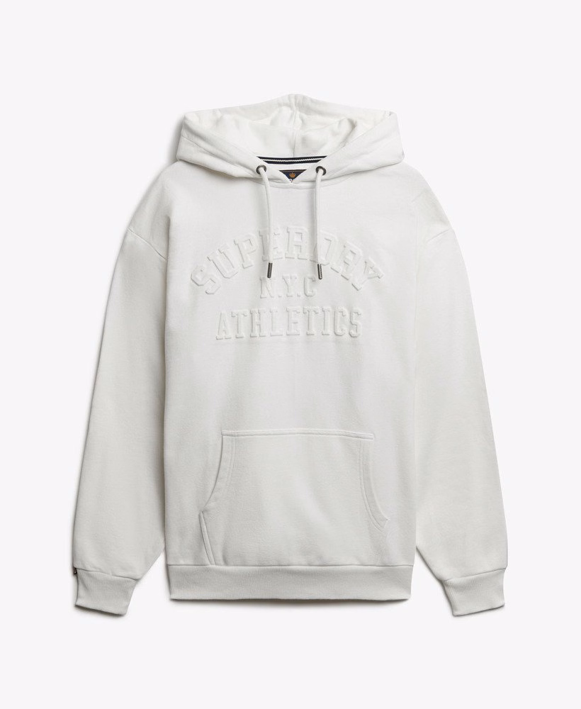 Oversized sportieve hoodie met reliëf