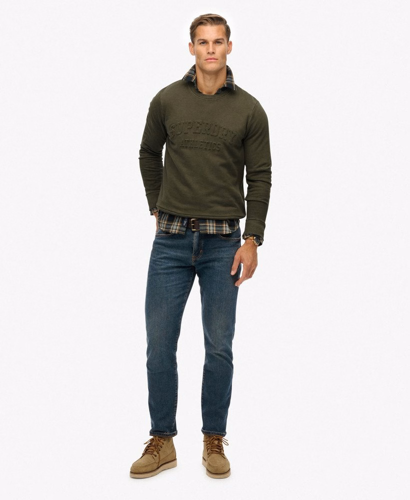 Sportieve sweatshirt met reliëf