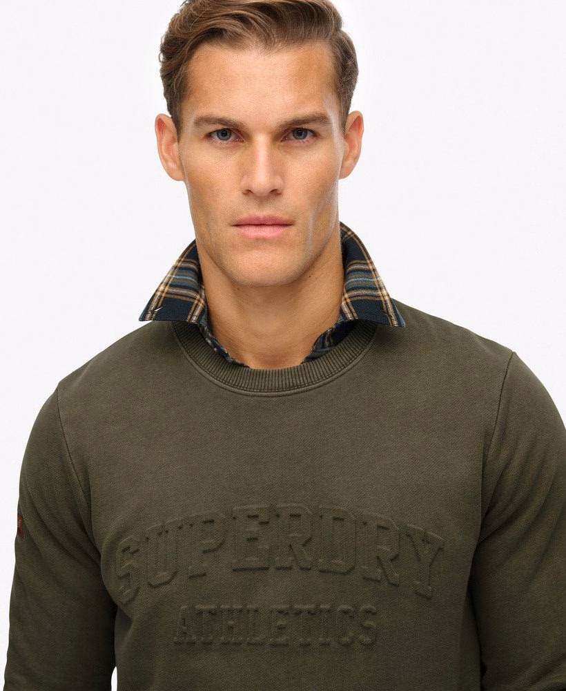 Sportieve sweatshirt met reliëf