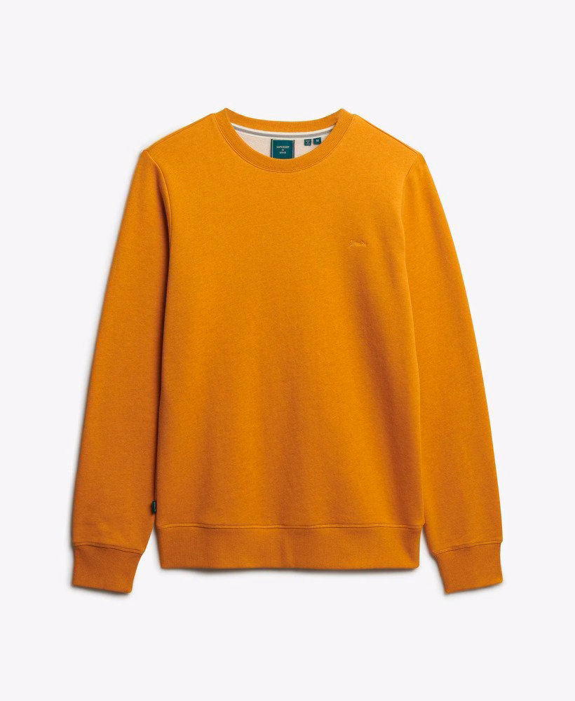 Vintage logo geborduurd crew sweatshirt