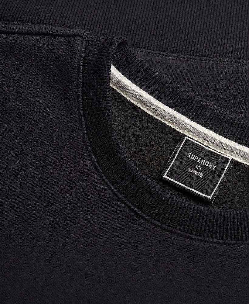 Vintage logo geborduurd crew sweatshirt