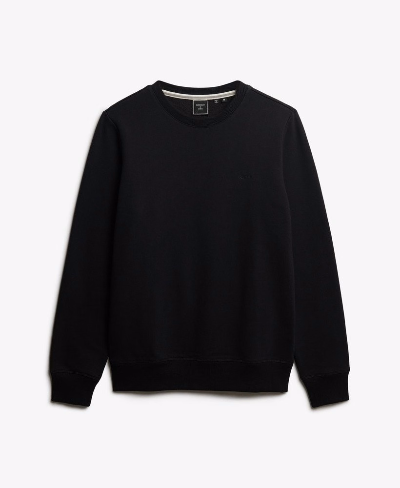Vintage logo geborduurd crew sweatshirt