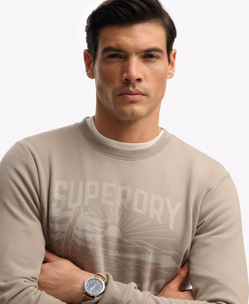 Retro outdoor relaxed sweatshirt