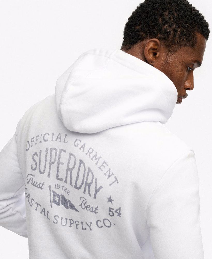 Lo-Fi Dockside geborduurde hoodie