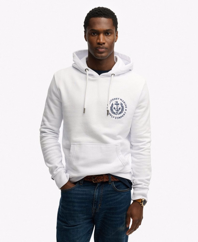 Lo-Fi Dockside geborduurde hoodie