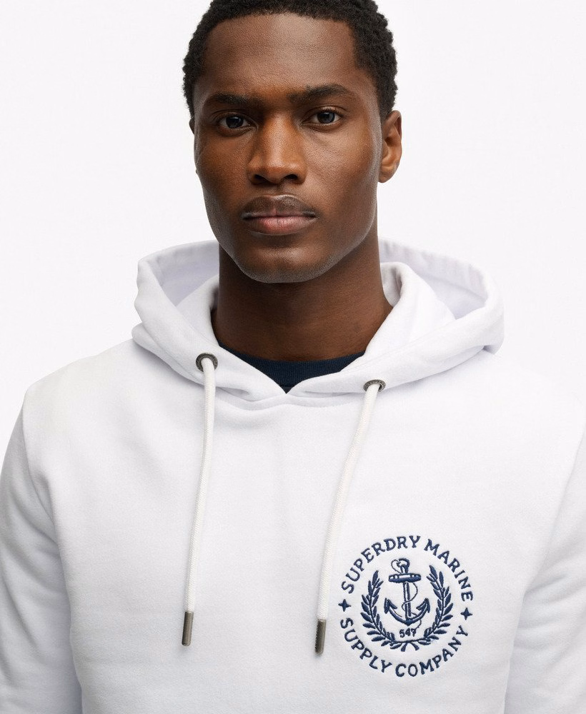 Lo-Fi Dockside geborduurde hoodie