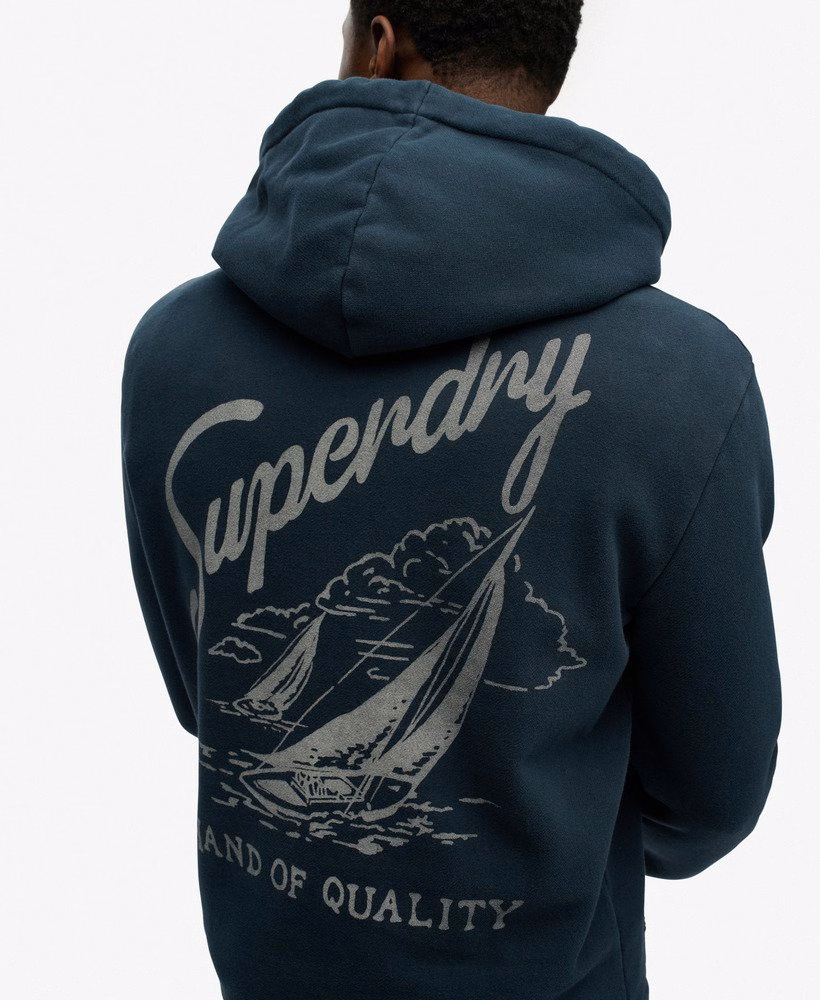 Lo-Fi Dockside geborduurde hoodie