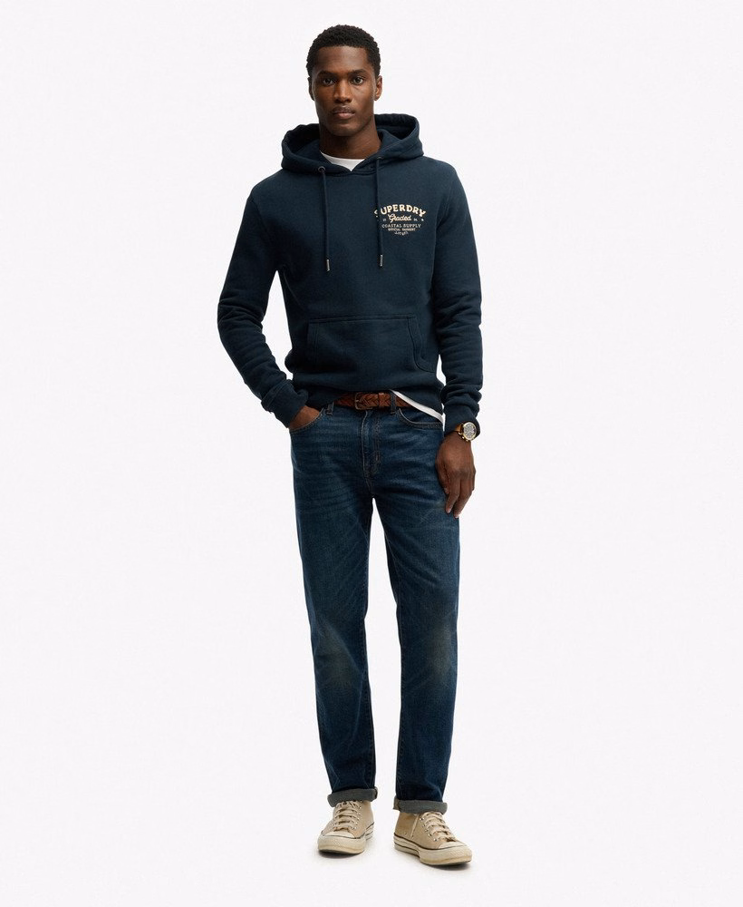 Lo-Fi Dockside geborduurde hoodie