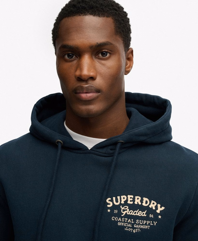 Lo-Fi Dockside geborduurde hoodie