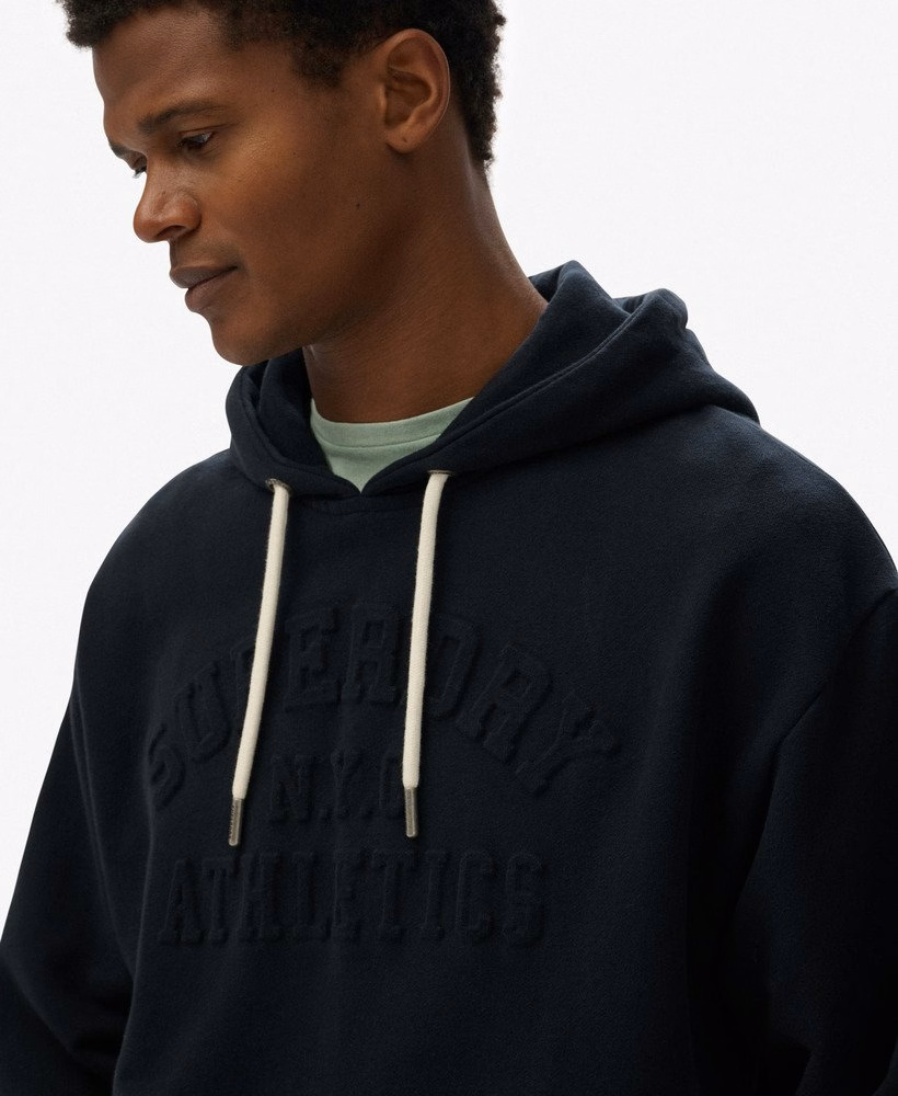 Oversized sportieve hoodie met reliëf