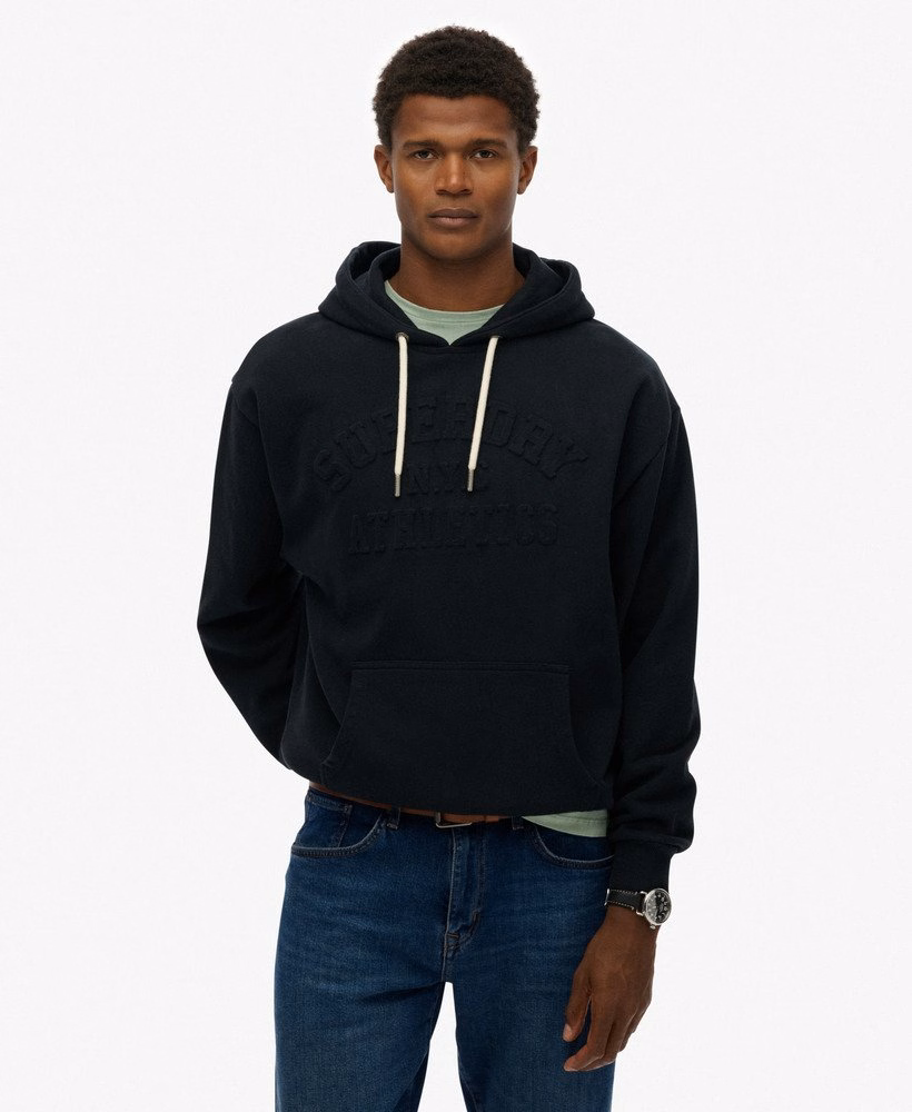 Oversized sportieve hoodie met reliëf