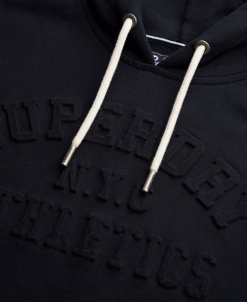 Oversized sportieve hoodie met reliëf