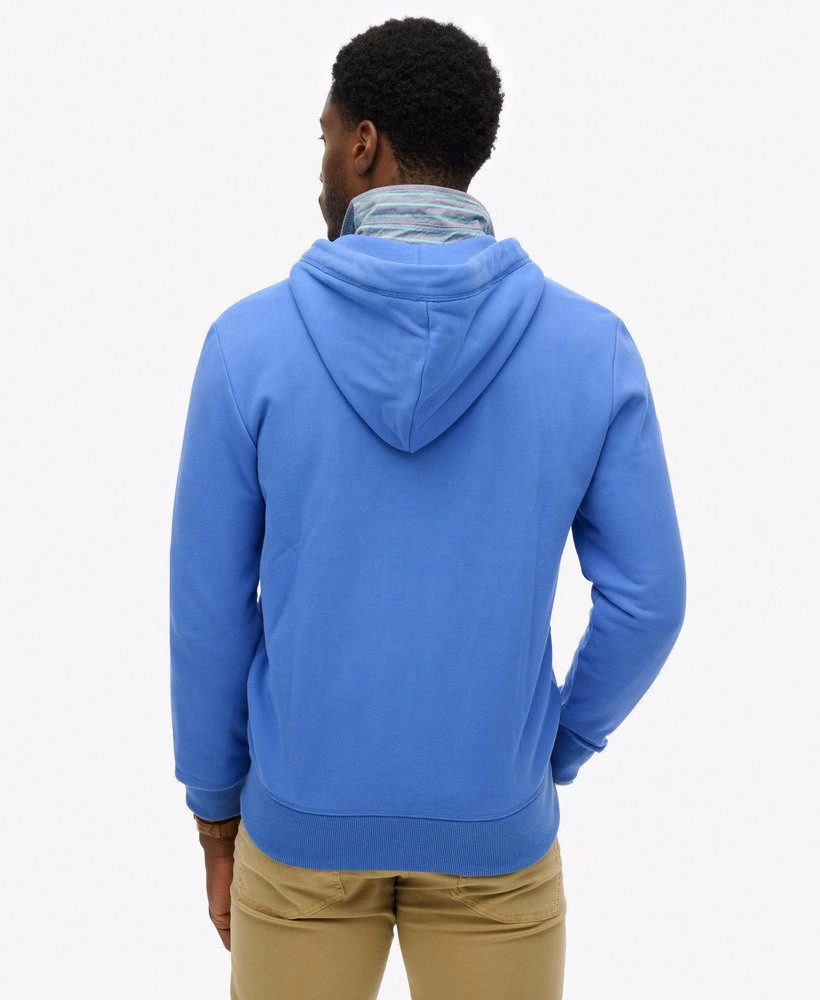 Essential Logo Zip Hoodie Half Brushed